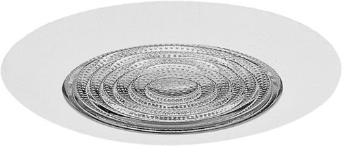 Nicor Lighting 17572 Lexan Shower with Fresnel Lens Trim for 17002A and 17003A 6-Inch IC with Metal Trim Ring, White