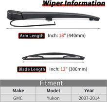 Load image into Gallery viewer, Windshield Back Wiper Arm Blade Set