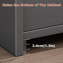 Load image into Gallery viewer, Small Grey Night Stand