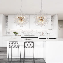Load image into Gallery viewer, 8-Light Isamacc Firework Crystal Chandeliers, Gold Dandelion