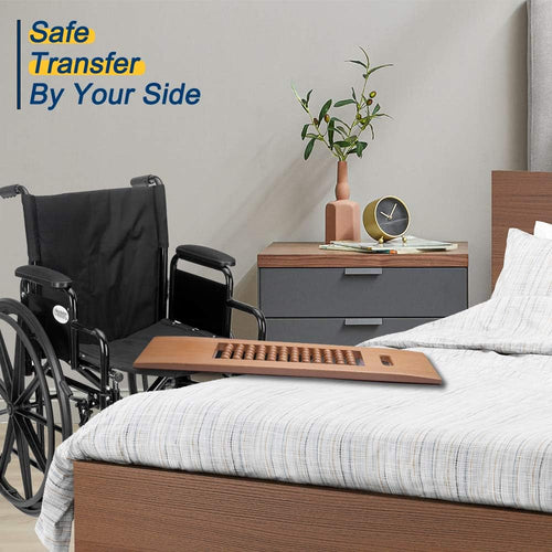 Transfer Board - Patient Slide Assist Device for Transferring Patient from Wheelchair to Bed, Bathtub, Toilet, Car