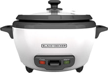 Load image into Gallery viewer, BLACK+DECKER 2-in-1 Rice Cooker &amp; Food Steamer - 6-Cup Capacity