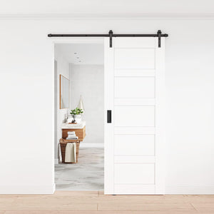 WINSOON Sliding Door Handle (2 PK), 6-1/2" Finger Pull Handle Hardware Set for Sliding Barn Door,Barn Door Finger Pull Set,Solid Flush Door Handle Suitable for Barn Doors,Cupboard,Closets,Pocket Door