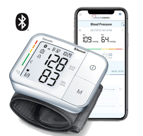 beurer Connected Wrist Blood Pressure Monitor