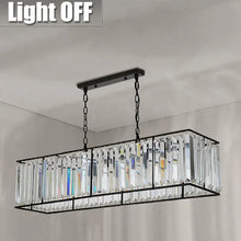 Load image into Gallery viewer, 6 - Light Dimmable Kitchen Island Square / Rectangle Chandelier