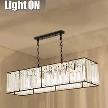 Load image into Gallery viewer, 6 - Light Dimmable Kitchen Island Square / Rectangle Chandelier
