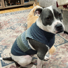 Load image into Gallery viewer, Fairisle Stripe Cool Colorway Dog and Cat Sweater - Gray - Boots &amp; Barkley™