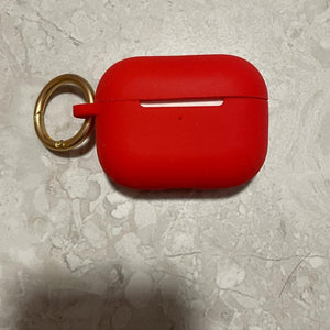 Apple AirPods 3rd Generation Silicone Case with Clip Red- heyday™