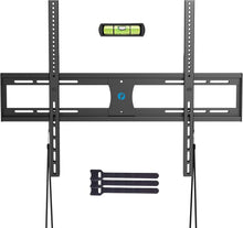 Load image into Gallery viewer, Pipishell Low Profile Fixed TV Wall Mount Bracket Ultra Slim for Most 42-90 Inch LCD OLED QLED 4K Plasma Flat Curved Screen TVs up to132lbs Max VESA 800x600mm, Fits 16&quot;, 18&quot;, 24&quot; Wood Studs