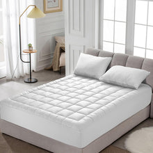 Load image into Gallery viewer, King Mattress Pad Quilted Fitted Mattress Protector Cooling Pillow Top Mattress Cover