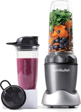 Load image into Gallery viewer, 7-Piece Set Nutri Bullet NB50100C Pro 1000 Single Serve Blender (1000W), Dark Gray/Light Gray Skirt