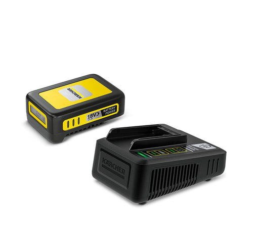 Kärcher Battery-Powered Starter Kit: Charger and 18V 2.5-Ah Battery