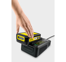 Load image into Gallery viewer, Kärcher Battery-Powered Starter Kit: Charger and 18V 2.5-Ah Battery