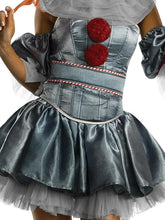 Load image into Gallery viewer, Rubie&#39;s women&#39;s It Movie Deluxe Pennywise Costume Adult Sized MED Costume