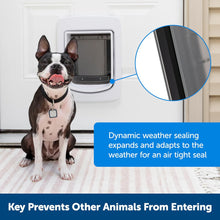 Load image into Gallery viewer, SmartDoor™ Never Rust Connected Pet Door, Dog and Cat, Selective Entry and Exit, App Enabled Pet Door, Smart Device, Smartphone Controlled, Customize Schedule, Multiple Pets, Medium