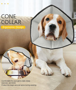 Faveetie Soft Cone for Dogs XL, Adjustable Cones, After Surgery Recovery, Soft Dog Cones for Large Dogs Prevent Collar for Pets Bite Licking Scratching Touching Help Dog Healing from Wound