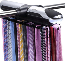 Load image into Gallery viewer, Primode Motorized Tie Rack Closet Organizer with LED Lights