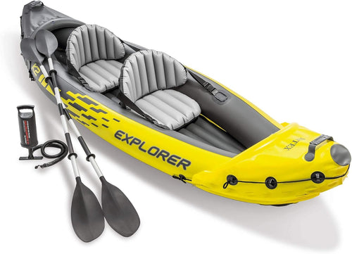 Kayak Intex Explorer K2 Yellow and Black, 312 x 91 x 51 cm (68307NP)