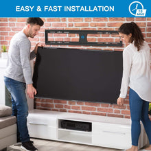 Load image into Gallery viewer, Pipishell Low Profile Fixed TV Wall Mount Bracket Ultra Slim for Most 42-90 Inch LCD OLED QLED 4K Plasma Flat Curved Screen TVs up to132lbs Max VESA 800x600mm, Fits 16&quot;, 18&quot;, 24&quot; Wood Studs
