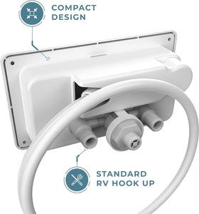 Manufacturers' Select ITC Fontana Exterior Shower Box Kit Faucet with Shower Head