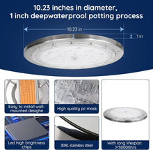 Load image into Gallery viewer, LED RGBW 10 Inch Pool Light for Inground Pool