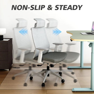 36" x 48” Sycoodeal Clear PVC Desk Chair Mat