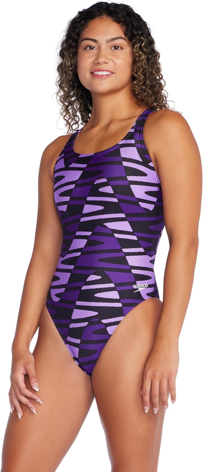 Speedo womens Women's Swimsuit One Piece ProLT Super Pro, PURPLE - SIZE 0/26