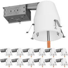 Load image into Gallery viewer, Sunco 12 Pack Can Lights For Ceiling 4 Inch Remodel Recessed Lighting Housing