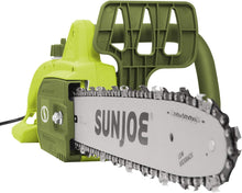 Load image into Gallery viewer, Sun Joe SWJ599E 14&quot; 9-Amp Tree Limb Master Electric Handheld Chainsaw with Low-Kickback