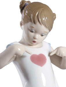 LLADRÓ Hear My Heart Figurine