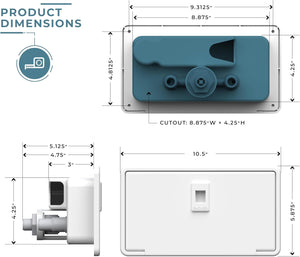 Manufacturers' Select ITC Fontana Exterior Shower Box Kit Faucet with Shower Head