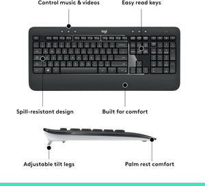 Logitech MK540 Advanced Wireless Keyboard