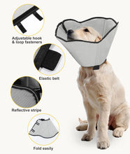 Load image into Gallery viewer, Faveetie Soft Cone for Dogs XL, Adjustable Cones, After Surgery Recovery, Soft Dog Cones for Large Dogs Prevent Collar for Pets Bite Licking Scratching Touching Help Dog Healing from Wound