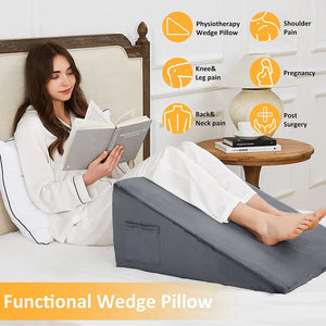 24" HomeMate Bed Wedge Pillow