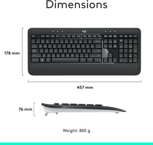 Logitech MK540 Advanced Wireless Keyboard