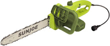 Load image into Gallery viewer, Sun Joe SWJ599E 14&quot; 9-Amp Tree Limb Master Electric Handheld Chainsaw with Low-Kickback