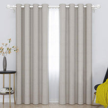 Load image into Gallery viewer, KAMANINA 1 Inch Double Curtain Rods for Windows 36 to 72 Inches (3-6 Feet)