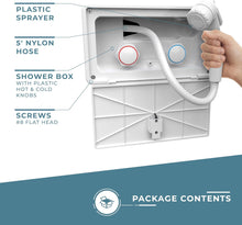 Load image into Gallery viewer, Manufacturers&#39; Select ITC Fontana Exterior Shower Box Kit Faucet with Shower Head