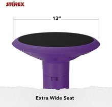 Load image into Gallery viewer, Storex Wiggle Stool – Active Flexible Seating for Classroom and Home Study, Adjustable 12-18 Inch Height, Storex Wiggle Stool – Active Flexible Seating for Classroom and Home Study, Adjustable 12-18 Inch Height, Violet