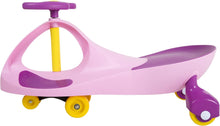 Load image into Gallery viewer, Auction Lil&#39; Rider Wiggle Car Ride On Toy – No Batteries, Gears or Pedals – Twist, Swivel, Go – Outdoor Ride Ons for Kids 3 Years and Up, M370049, Large, Pink