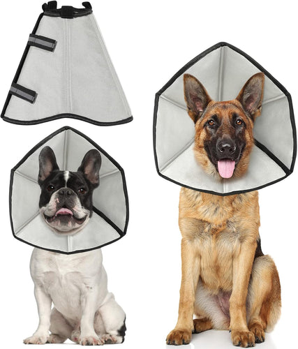 Faveetie Soft Cone for Dogs XL, Adjustable Cones, After Surgery Recovery, Soft Dog Cones for Large Dogs Prevent Collar for Pets Bite Licking Scratching Touching Help Dog Healing from Wound