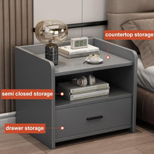 Load image into Gallery viewer, Small Grey Night Stand