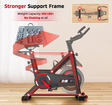 Load image into Gallery viewer, DMASUN Exercise Bike, Indoor Cycling Bike Stationary, Cycle Bike with Comfortable Seat Cushion, Digital Display with Pulse