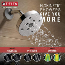 Load image into Gallery viewer, Delta Faucet Trinsic 14 Series Single-Function Tub and Shower Trim Kit with Single-Spray H2Okinetic Shower Head, Champagne Bronze T14459-CZ (Valve Not Included)