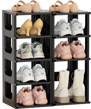 Load image into Gallery viewer, HAIXIN Shoe Shelves for Closet Kids &amp; Women Shoe Rack Adjustable Height 10 Tier Shoe Organizer