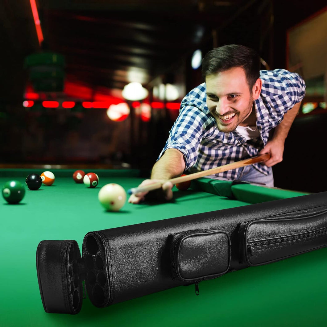 Deekin 2 x 4 Hard Oval Pool Cue Billiard Stick Carrying Case
