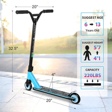 Load image into Gallery viewer, Vokul TRII S2 Entry Freestyle Pro Stunt Scooter for Age 8+