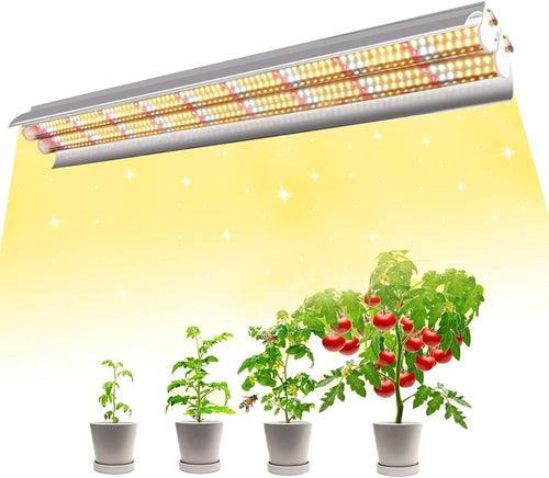 LPMZMBL T5 LED Grow Light 2FT, Actual Power 30W 162 LEDs Plant Grow Light Strip