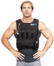 Load image into Gallery viewer, RUNMax 40lbs Adjustable Weighted Vest with Shoulder Pads option. Workout vest for men and women