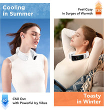 Load image into Gallery viewer, No.1 Cooling A/C AICE 3 AI Neck Air Conditioner 7000mAh 24H [Full-body Cooling/Heating] [Health Monitor] Neck Cooler Fan with Cold Air, App Control Rechargeable Wearable Music Call Gift,